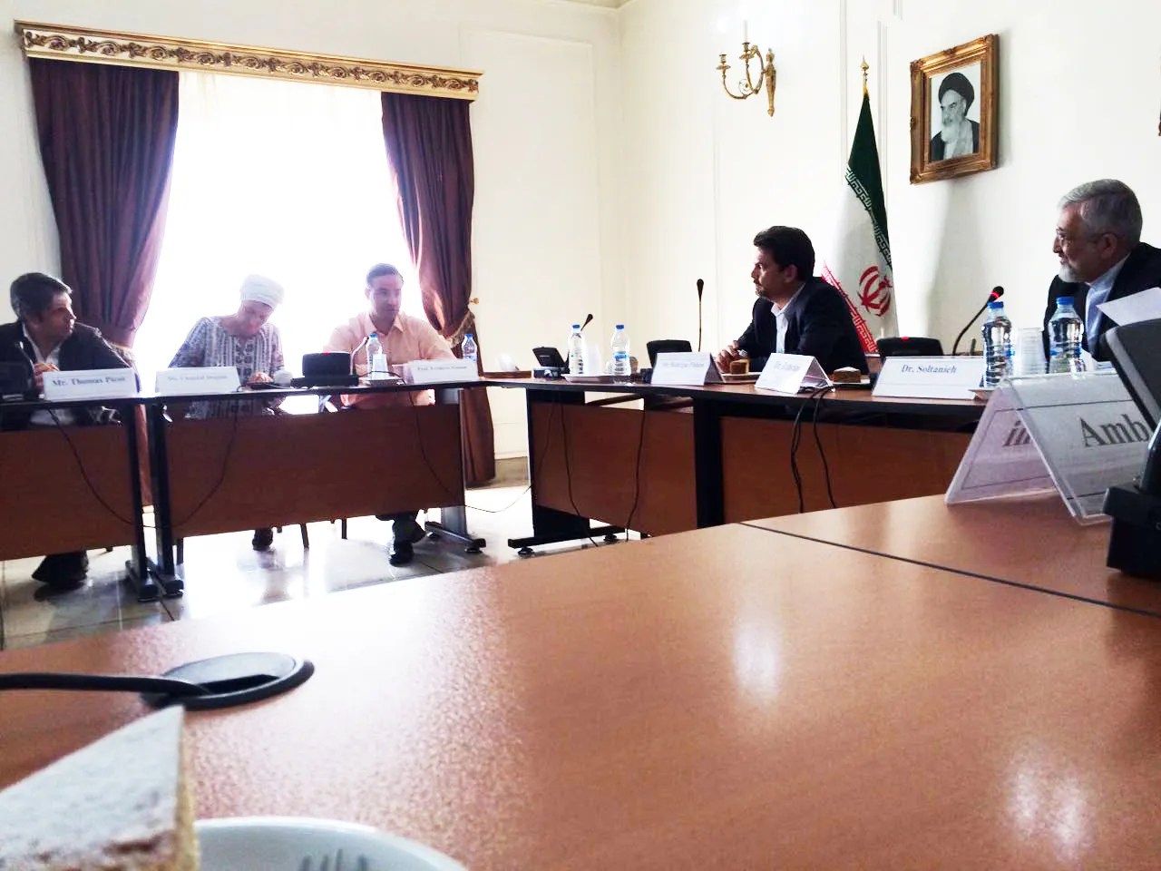 دیدار با هیئت فرانسوی در خصوص معدن، انرژی و آب