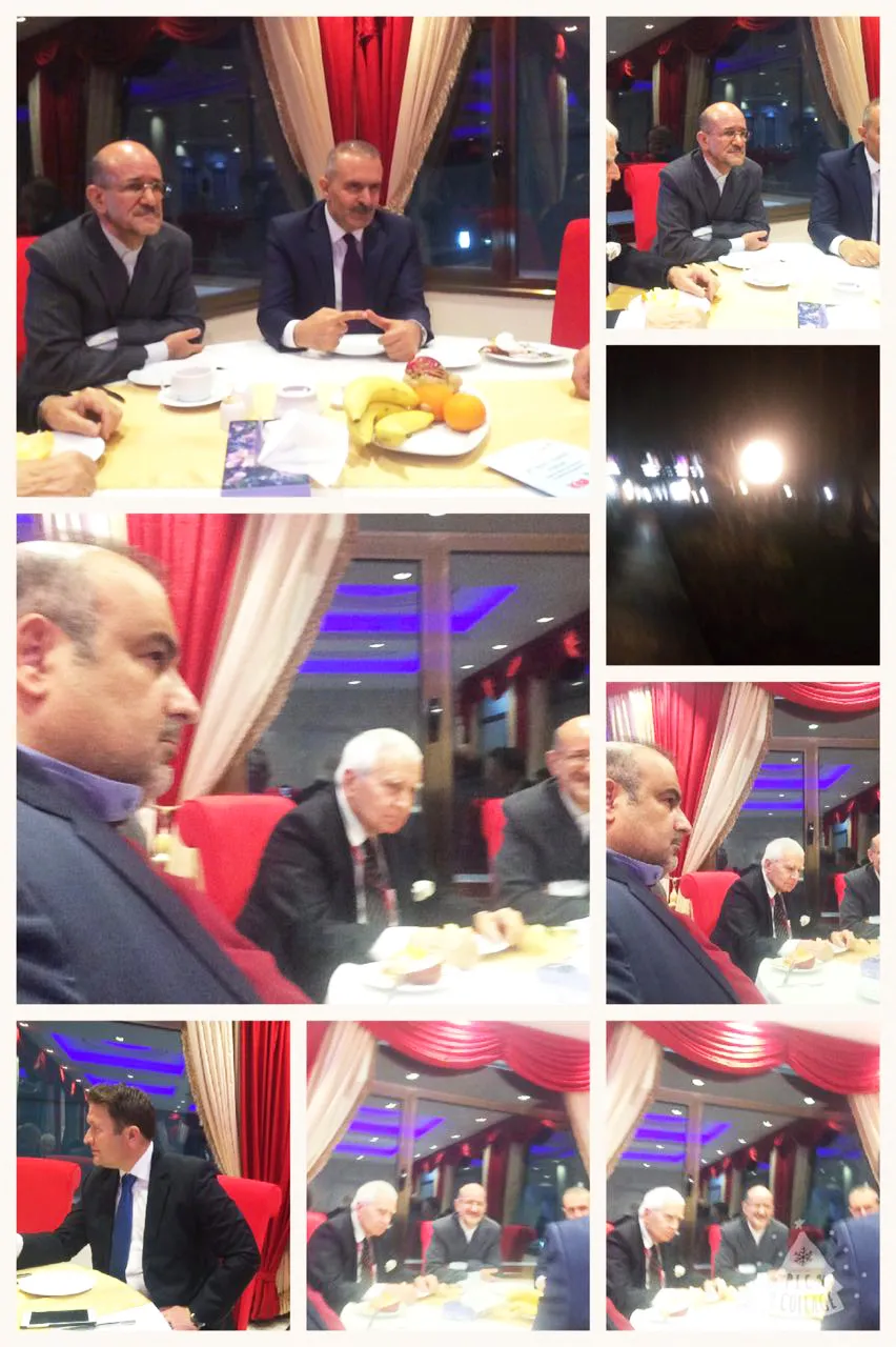 ضیافت شام برای هیئت ترکیه