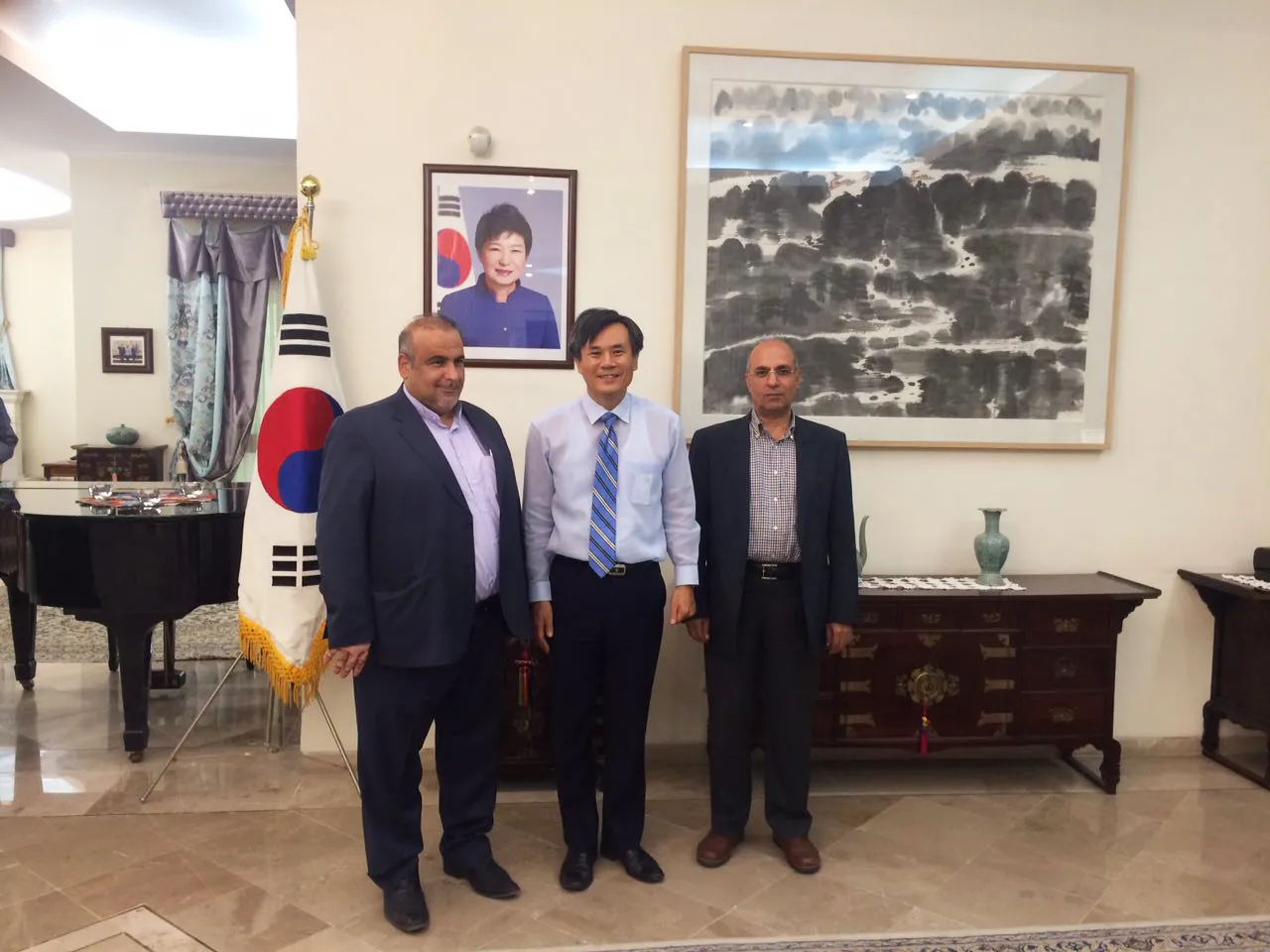 ضیافت سفیر محترم کره جنوبی در رزیدانس