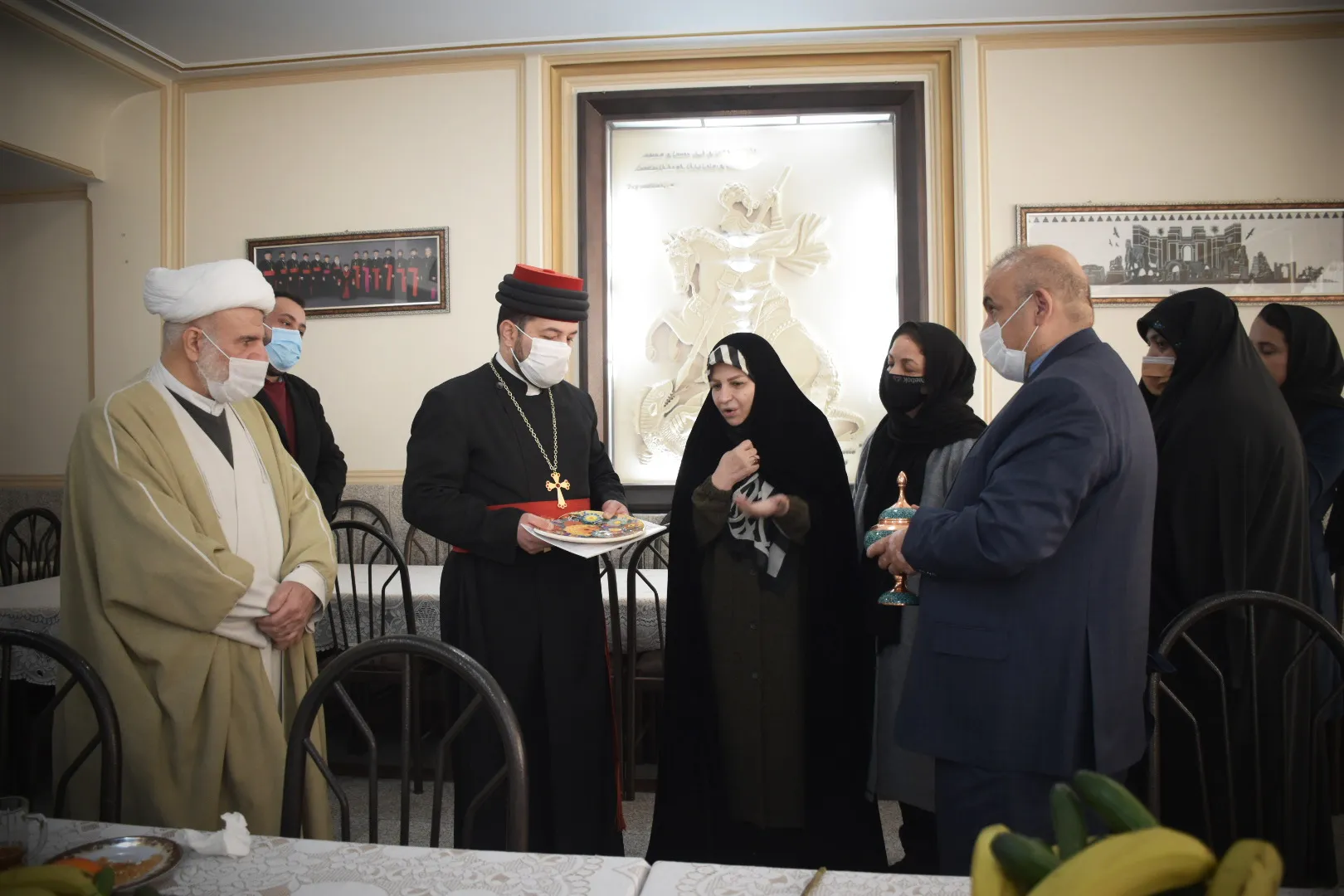 دید و بازدید سال نوی میلادی در کلیسا